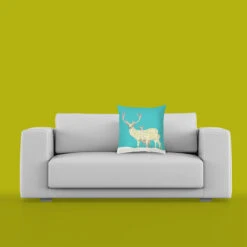 Red Deer Family Values - Iconic - Cushion -Home Furnishings Store PDCRPDxxxxxWHITEROOM6