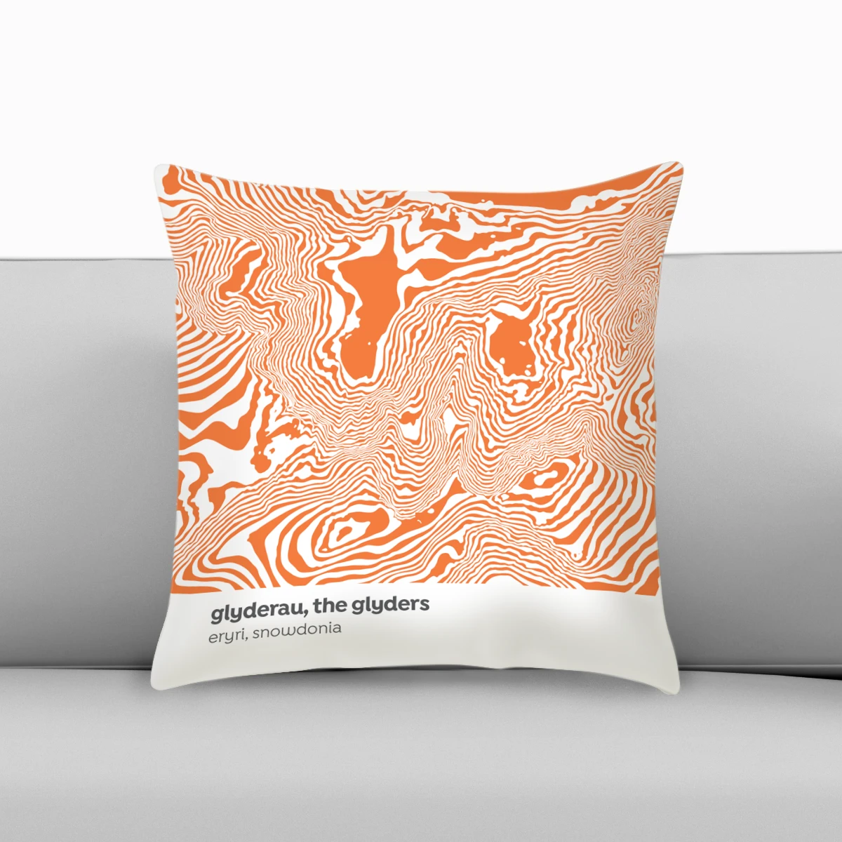 Glyderau, The Glyders - Snowdonia - Contour Range Cushion 2 Glyderau, The Glyders - Snowdonia - Contour Range Cushion - Image 2
