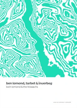 Ben Lomond, Tarbet & Inverbeg - Scottish Highlands - Contour Print 6 Ben Lomond, Tarbet & Inverbeg - Scottish Highlands - Contour Print -Home Furnishings Store PDCRScotBenLomond Tarbet Inverbegsmall