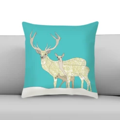 Red Deer Family Values - Iconic - Cushion