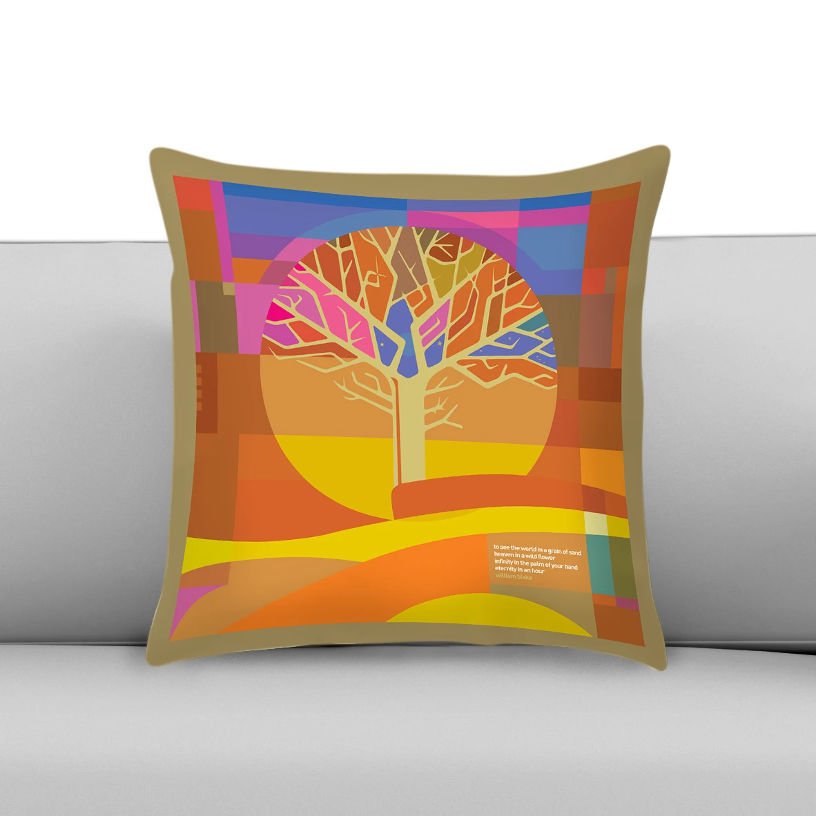 To See The World In A Grain Of Sand - Love Nature - Cushion 1 To See The World In A Grain Of Sand - Love Nature - Cushion