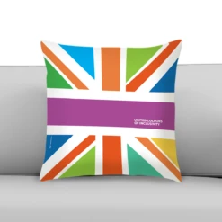 Union Jack Of Inclusivity - Love Nature - Cushion