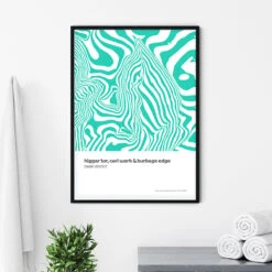 Higgar Tor, Carl Wark & Burbage Edge Peak District Contour Print