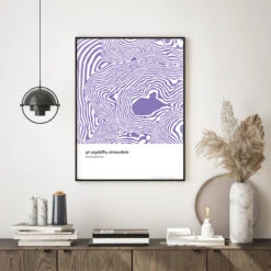 Snowdonia - Snowdon Horseshoe Contour Print -Home Furnishings Store PDD Contour Snowdonia Snowdon small