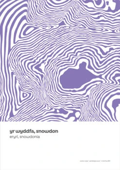 Three Peaks Of Britain - Set Of 3 A3 Prints - Contour Range Prints 9 Three Peaks Of Britain - Set Of 3 A3 Prints - Contour Range Prints -Home Furnishings Store PDDContourArtSnowdonA3smll
