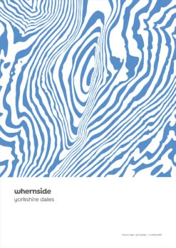 Three Peaks Of Yorkshire - Set Of 3 A3 Prints - Yorkshire Dales Contour Prints -Home Furnishings Store PDDContourArtWhernside2021rgb1A3sml