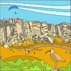 Stanage Trip Tick 03 - Peak District - Mini Fine Art Print -Home Furnishings Store PDDStanageTryptych2019 03 10cm