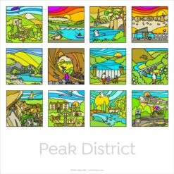 Peak District Idylls - 12 Print Collection - Fine Art Print -Home Furnishings Store PDIdyllComposition12smll