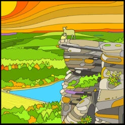 Bamford Edge - King Of The Sheep - Peak District Print -Home Furnishings Store PDIdyllLadybowerv.3.0CROPFlat41200px