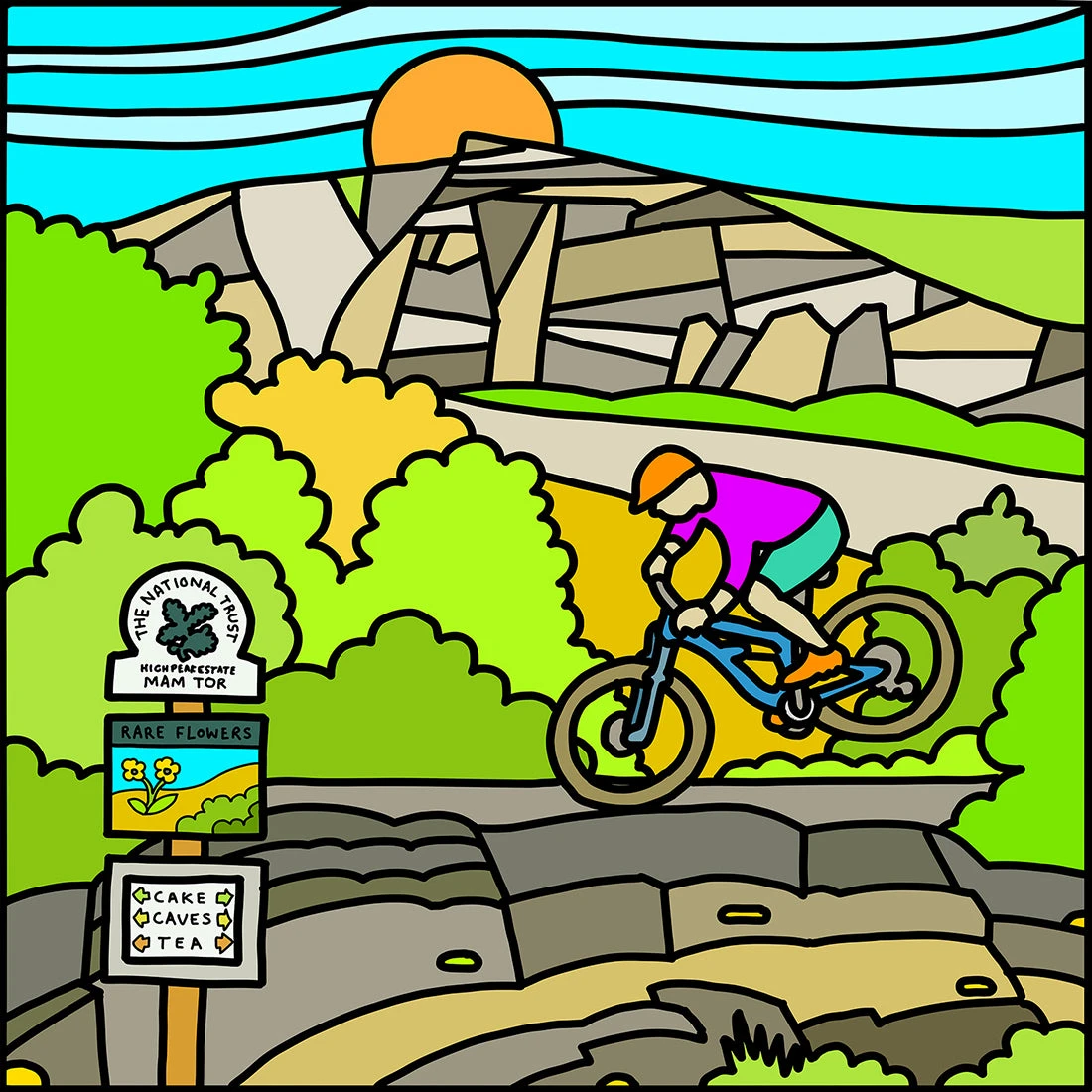 Mam Tor - Peak District - Mini Fine Art Print 3 Mam Tor - Peak District - Mini Fine Art Print - Image 3