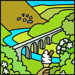Monsal Head - Ice Cream - Peak District - Mini Fine Art Print 6 Monsal Head - Ice Cream - Peak District - Mini Fine Art Print -Home Furnishings Store PDMonsalHeadv2.0icecream1200sq