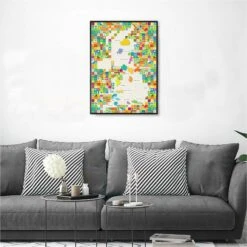 Pop Parks - Map Of The UKs 15 National Parks -Home Furnishings Store PDPopArtParksALLROOM