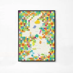Pop Parks - Map Of The UKs 15 National Parks -Home Furnishings Store PDPopArtParksZOOMSmall