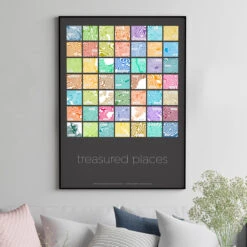 Treasured Places 49 Contour Range - FIne Art Print