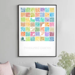 Treasured Places 49 Contour Range - FIne Art Print -Home Furnishings Store PDPrint CRTreasuredPlaces49ROOMW