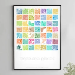 Treasured Places 49 Contour Range - FIne Art Print -Home Furnishings Store PDPrint CRTreasuredPlaces49ROOMWZOOM