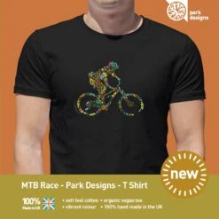 Mountain Bike Race - Love Parks - Park Designs - T Shirt -Home Furnishings Store PDTShirtMTBDesignVisuals2022 Page 04