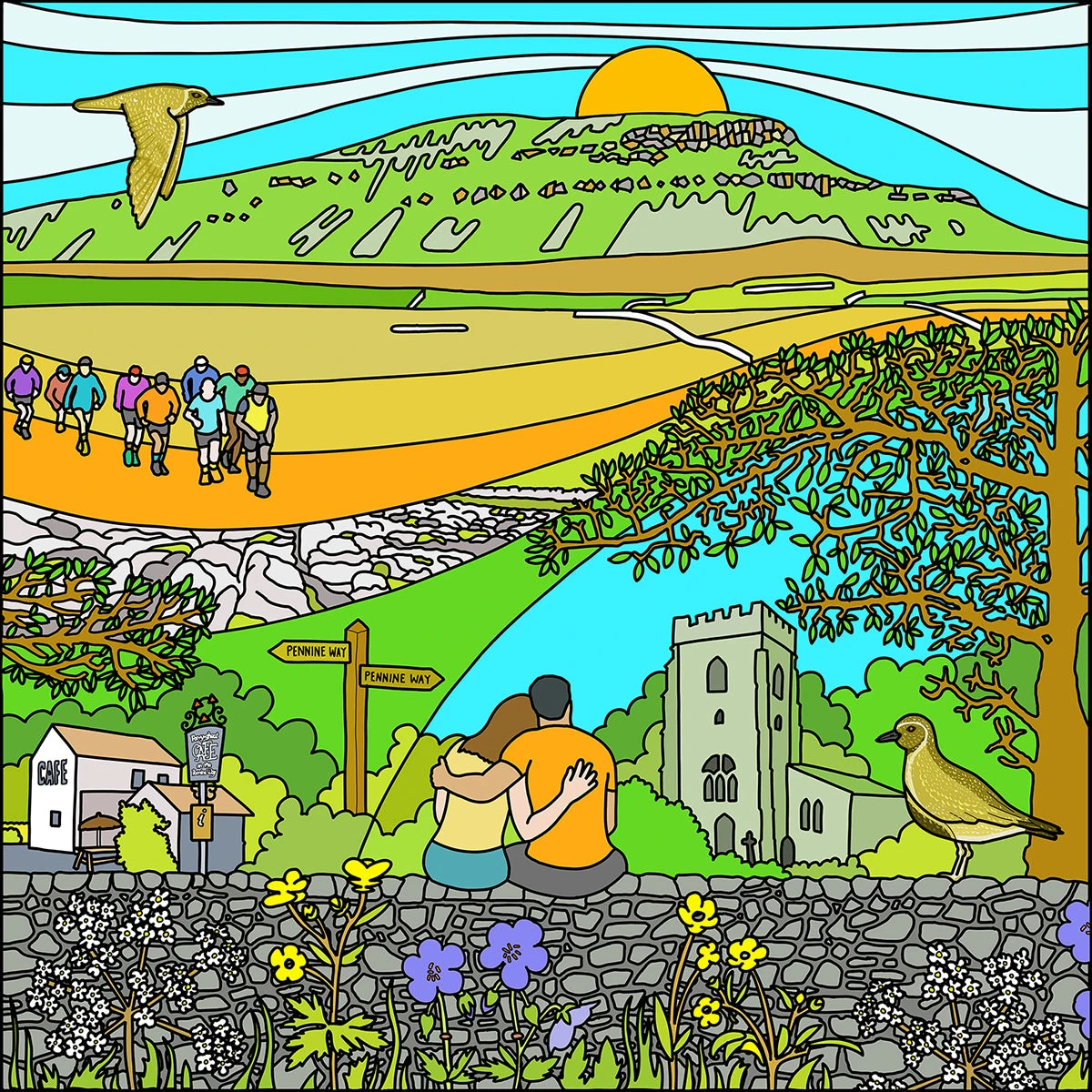 Pen Y Ghent - Yorkshire Dales Fine Art Print 3 Pen Y Ghent - Yorkshire Dales Fine Art Print - Image 3