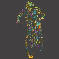 Downhill Mountain Bike - Love Parks - Park Designs - T Shirt -Home Furnishings Store ParkDesignsTShirtMTB2022ZOOM2