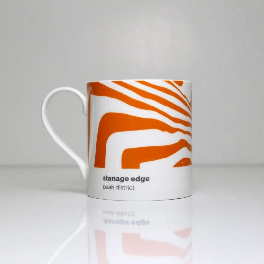 Peak District - Contour Mugs Set Of 4 - #01 3 Peak District - Contour Mugs Set Of 4 - #01 - Image 3