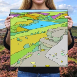 Ladybower From Bamford Edge - Peak District Print