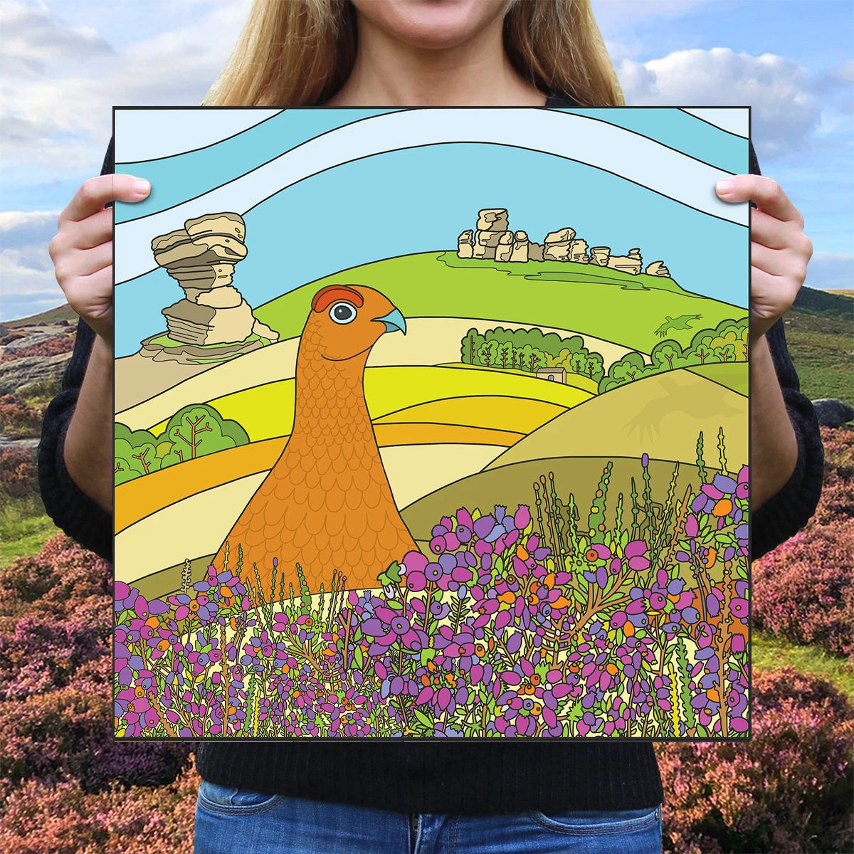 Derwent Edge – Infamous Grouse - Peak District Print 1 Derwent Edge – Infamous Grouse - Peak District Print