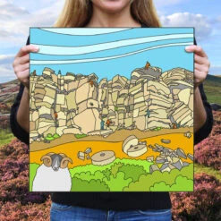 Stanage Trip Tick 02 - Peak District Print