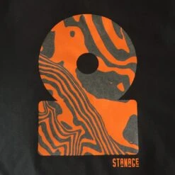 Stanage Pole Contour Design T Shirt -Home Furnishings Store Stanage Peak District T Shirt