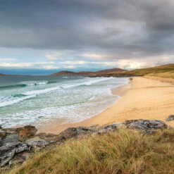 Isle Of Harris & Taransay - Scottish Highlands - Contour Print -Home Furnishings Store shutterstock 1223924521sqsmll